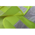 Chaleco de seguridad Cape de PVC amarillo Hi-Vis Mesh Vest